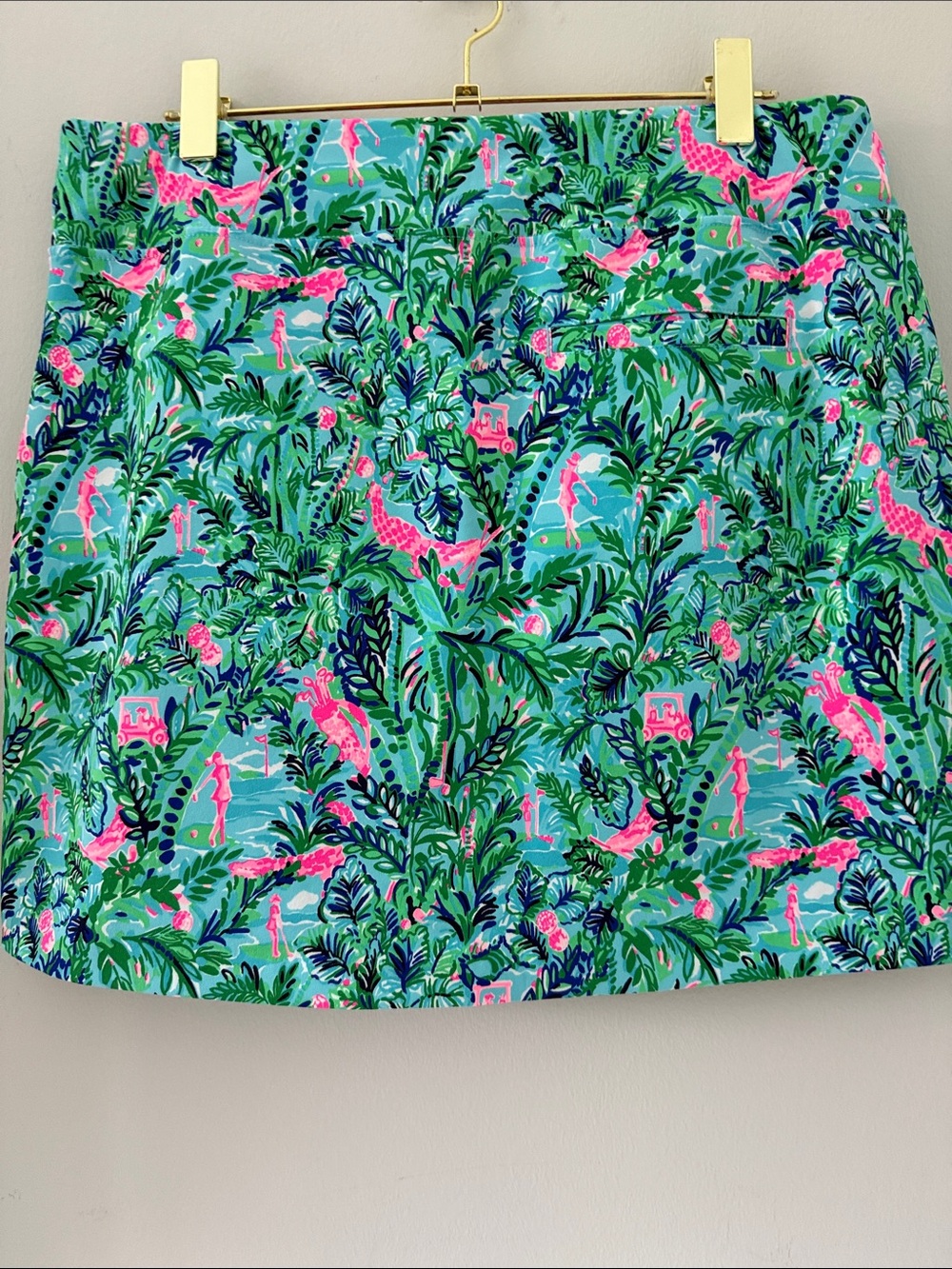 Lilly Pulitzer Tropical Mini Skort - Green & Pink - Picture 5 of 6